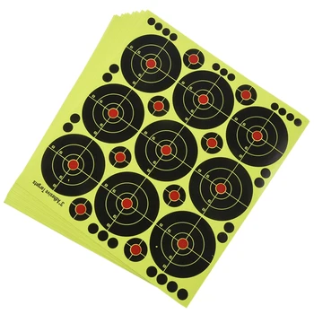 

90Pcs 3 Inch Targets Reactive Splatter Paper Target for Archery Hunting
