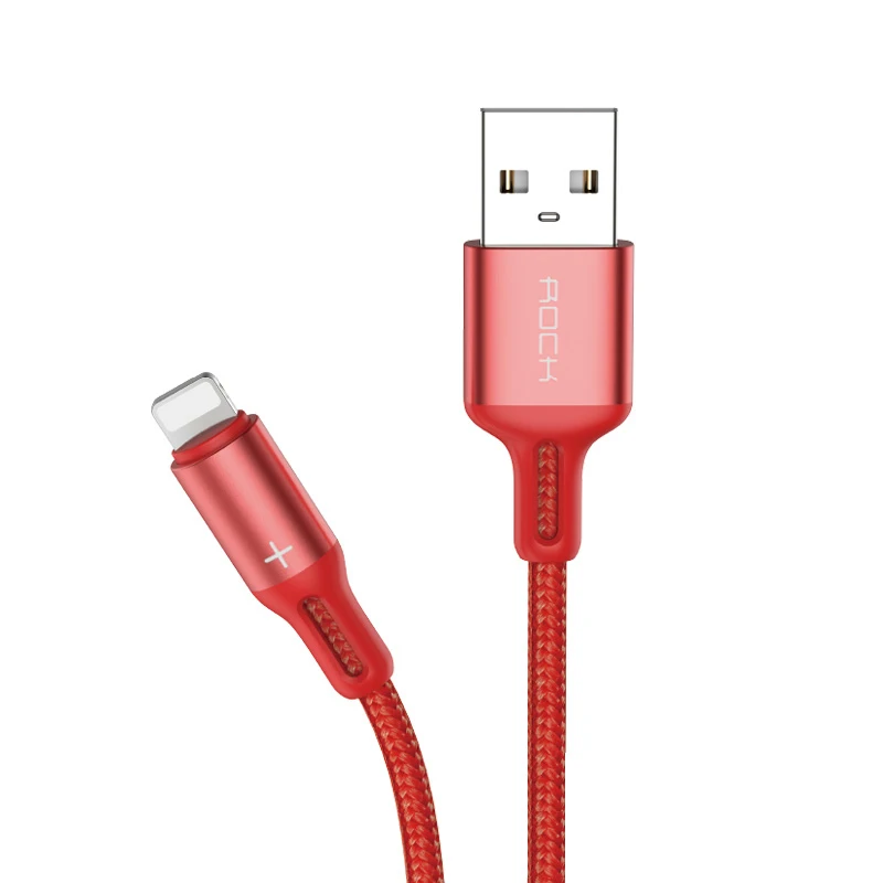 2.4A USB кабель для быстрой зарядки для iPhone 11 XR XS Max 8 7 6 6S 5 5S iPad Шнур кабель для мобильного телефона кабель для быстрой зарядки данных адаптер - Цвет: Red