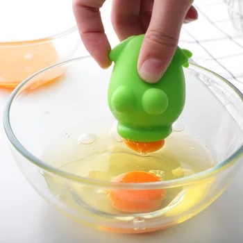 

Silica gel filter egg white egg yolk separator kitchen baking commercial creative egg separator baby egg yolk suction device