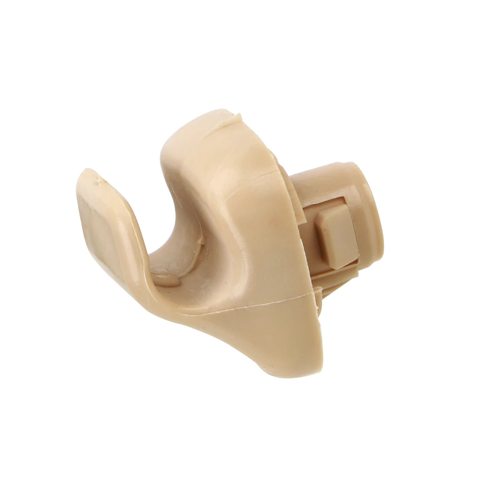 Beige FORAUTO автомобильный солнцезащитный козырек зажим для Honda оснастка крюк для козырька солнцезащитный козырек Пряжка интерьерные аксессуары 88217S01A01ZA - Color: Beige