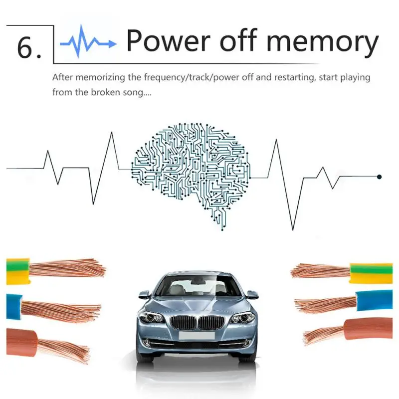 Car Multimedia Digital FM Stereo  Radio  Player Bluetooth Support USB SD MMC Card Reader MP3 AUX WMA  WAV Radio Car Radio Player