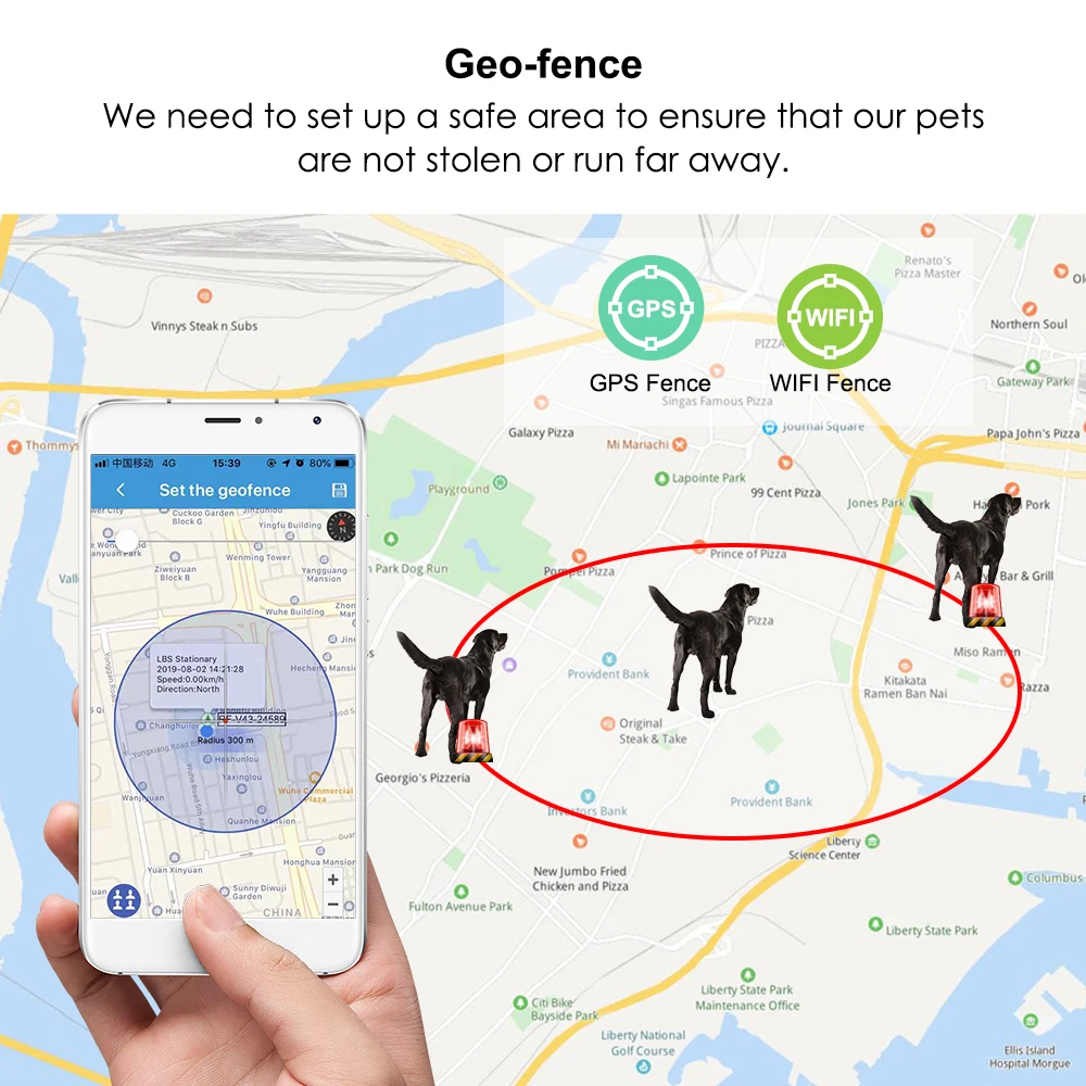 Rastreador Pet gps 4G LTE трекер долгого времени ожидания IP67 Водонепроницаемый трекер домашних животных wifi отслеживание звонка светодиодный мини gps