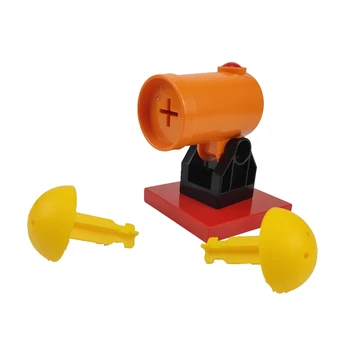 

Duplo Shootable Cannon Model Toys & Hobbies Building Blocks DIY Toys For Children Birthday Gifts Accessories Parts With Duploed