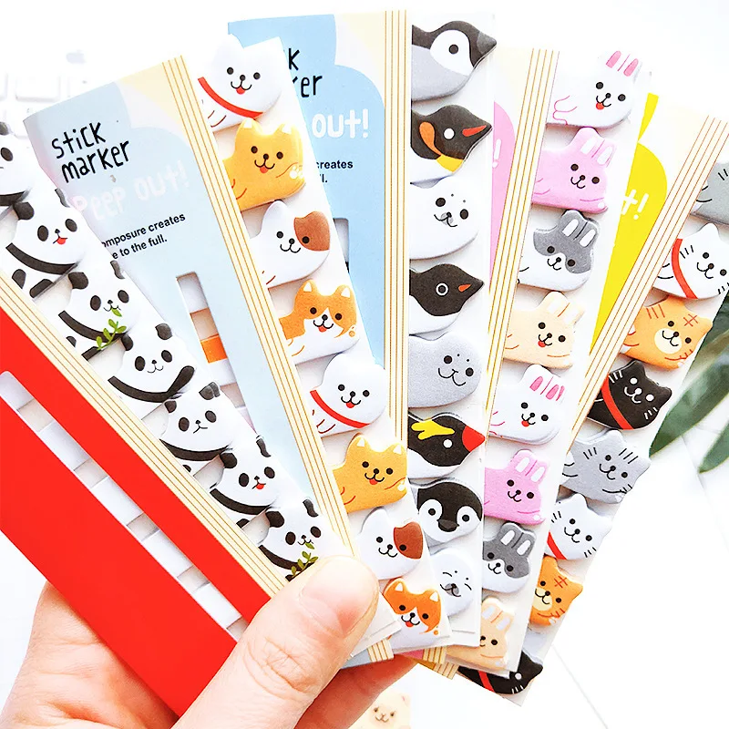 

Sandro Panda Cute Stationery Row Animal Bookmarks Post-it Note N Times Post-it Notes