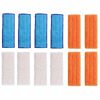 

12 Pcs/Lot Robot Cleaner Brushes Spare Parts 4Pcs Wet Pad Mop +4Pcs Damp Pad Mop + 4Pcs Dry Pad Mop for IRobot Braava Jet 240 24