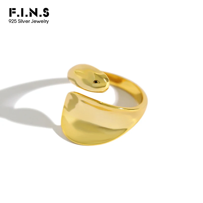 Модные кольца F.I.N.S для женщин уникальные из стерлингового серебра 2019 пробы