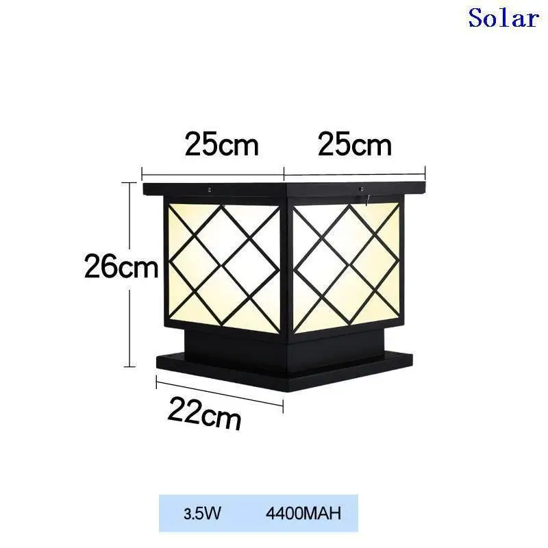 Iluminador лампа ворота Led Terraza Y Jardin Decoracion светильник Exterieur открытый светильник ing Солнечный сад пейзаж светильник