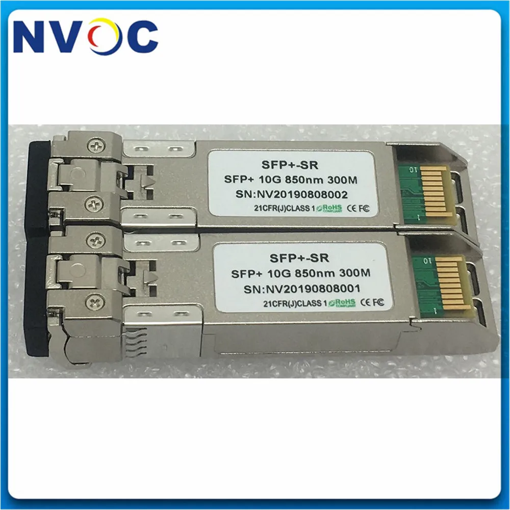 6 шт./лот 10 Гб 300 м SFP SR для 10G 10GBASE Волоконно Оптический + модуль приемопередатчика MMF