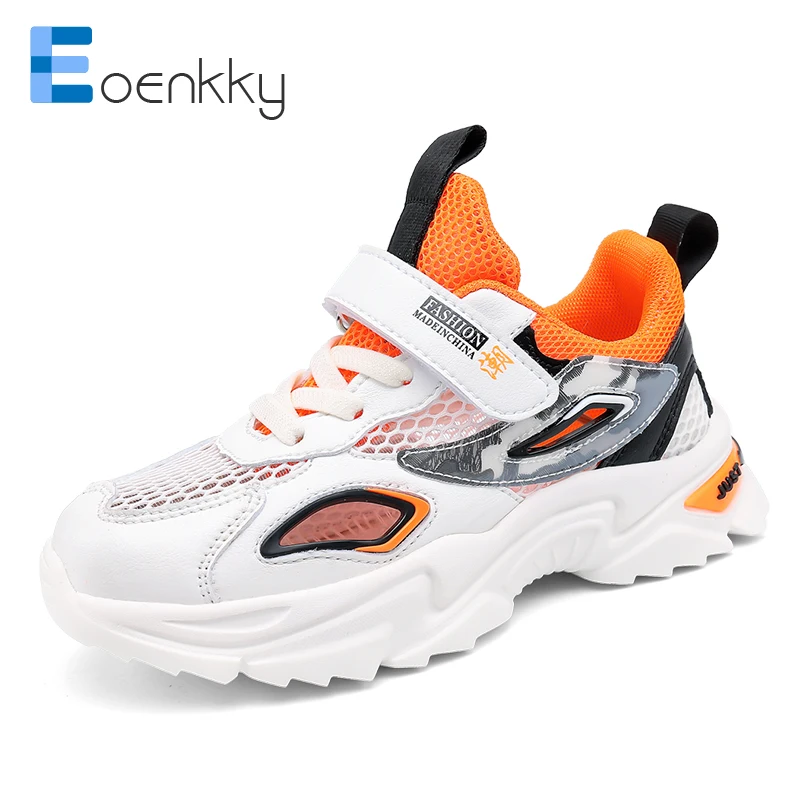 2022 Fashion Kids Sport Sandals Boys Hook&Loop Beach Shoes Children Non-Slip Breathable Mesh Casual Sandals Girls High Quality leather girl in boots Children's Shoes