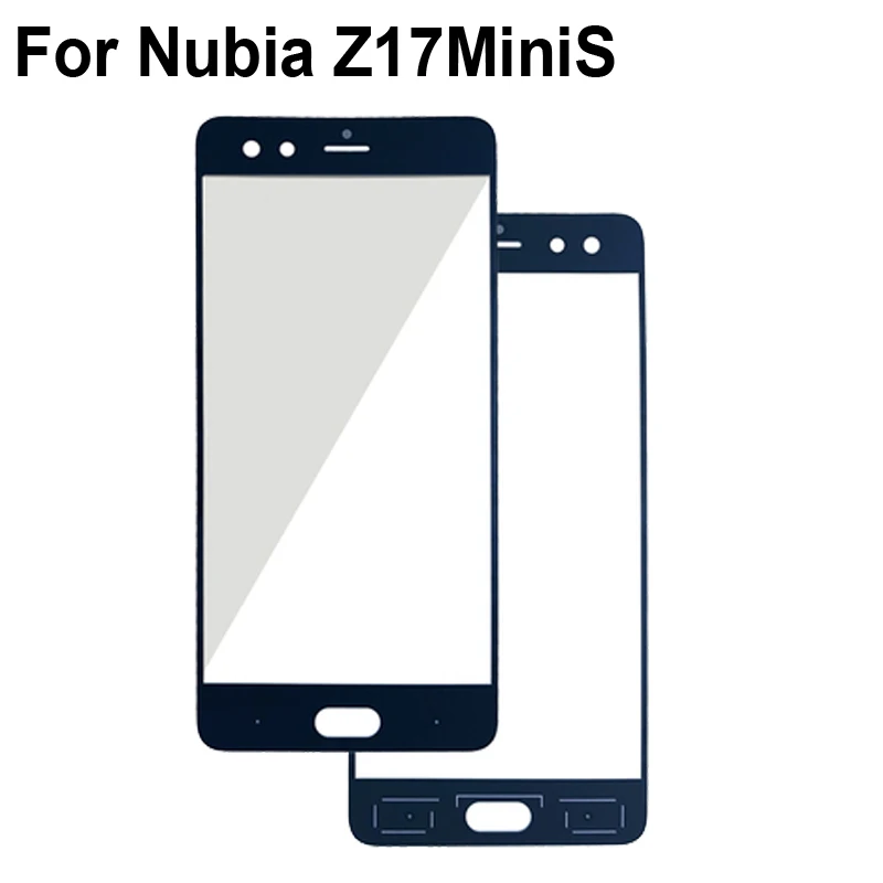 Для Nubia Z17MiniS NX589J переднее внешнее стекло сенсорный экран для Nubia Z17 MiniS LCD защитный экран NX589J запчасти для ремонта