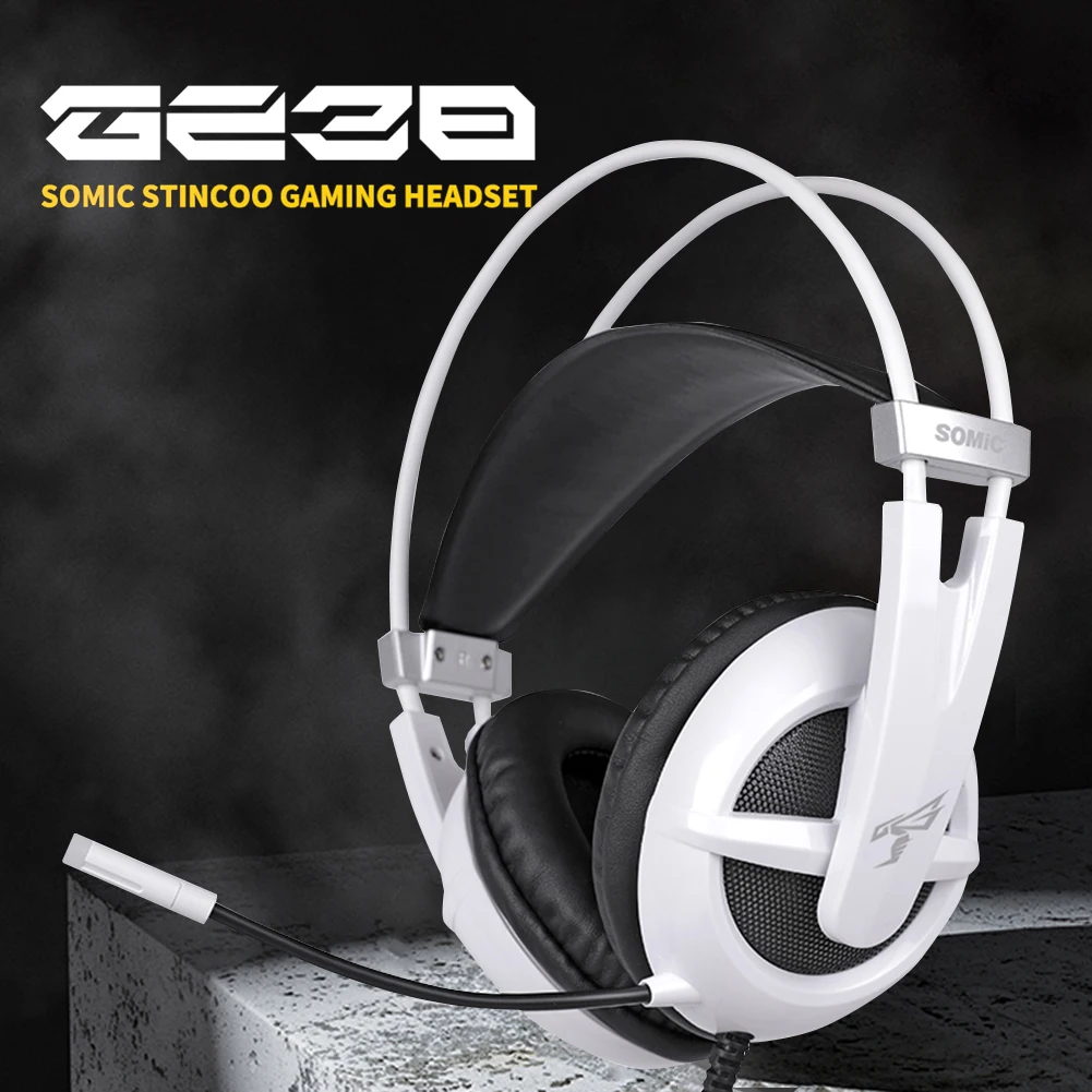 SOMIC G238 Gaming Headset 3 5mm USB 7 1 Surround Sound Stereo Over Ear Wired Line Control Gamer Headphone For PS4 XBOX Phone PC