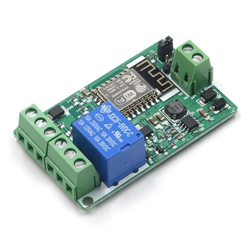 

ESP8266 Relay Module 10A 220V Network Relay WIFI Module Input DC 7V~30V 4 Layers Board TVS Input Automatic Protection