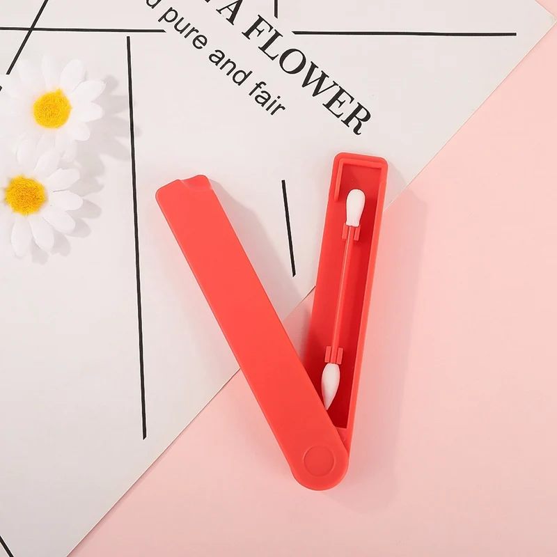 

2019 New Silicone Cotton Swab Stick Ear Spoon Double Head Silicone Recycling Using Ear Spoon Reusable Cotton Swab Drop Shipping