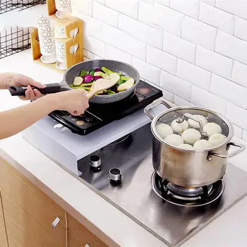 

Metal Induction Cooker Rack Bracket Pan Pot Microwave Stand Holder Counter Oven Seasoning Storage Shelf For Kitchen