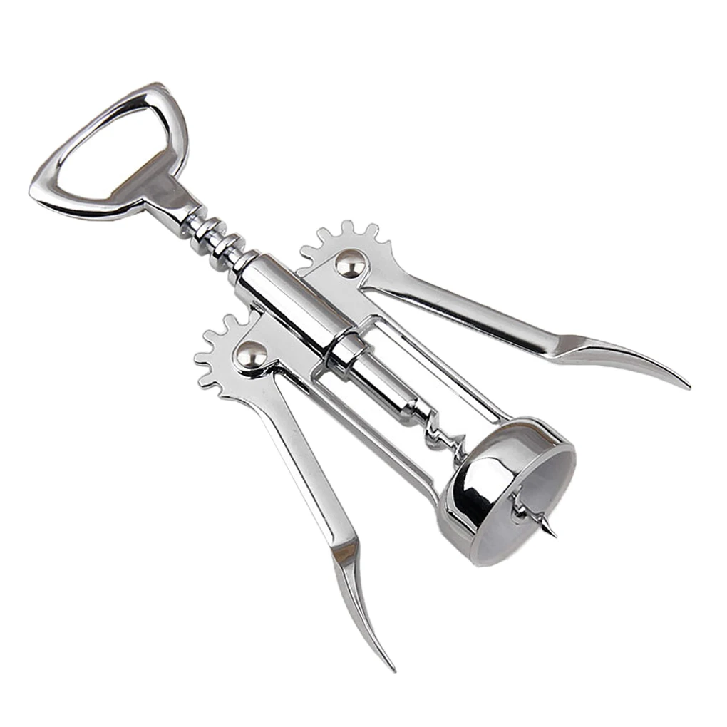 

Stainless Steel Wing Style Red Wine Corkscrew Bottle Pull Opener Wine Cork Tool
