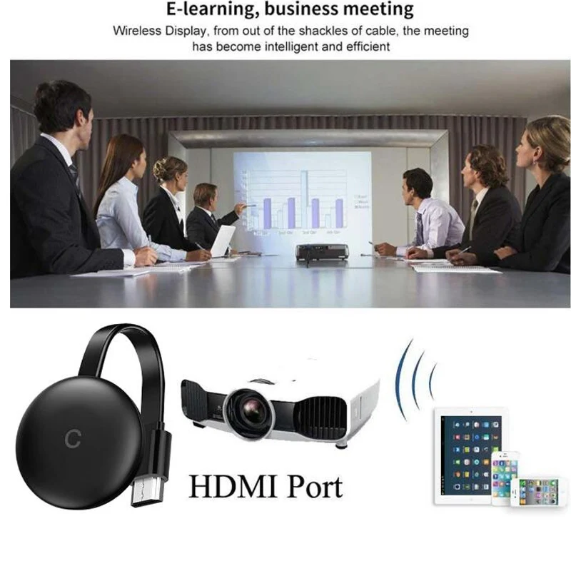 2,4G 1080P беспроводной HDMI Android tv stick Miracast Airplay приемник Wifi ключ зеркальный экран медиа стример Google Home EZMira