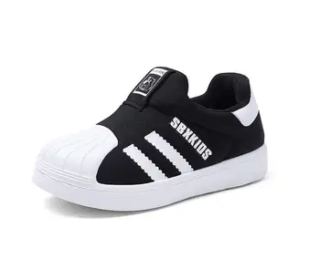 

2020 New Spring Children's Board Shoes Shell Head Shoes Boys and Girls Kids Leisure Sneakers One Foot And Baby Shoes SIZE: 22-35