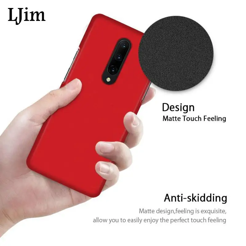 Матовые резиновые жесткие пластиковые чехлы для OnePlus 7T Pro задняя крышка 7 6T 6 5T 5