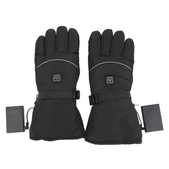 

2019 New Waterproof Heated Gloves Battery Powered For Motorcycle Hunting Skiing Gloves Winter Warmer Black Unisex
