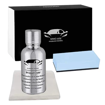 

High Gloss 9H 3D Diamond Hardness Nano Super Ceramic Automotive Coating Car Kit Anti-Scratch Hydrophobic Liquid Sealant Protecti
