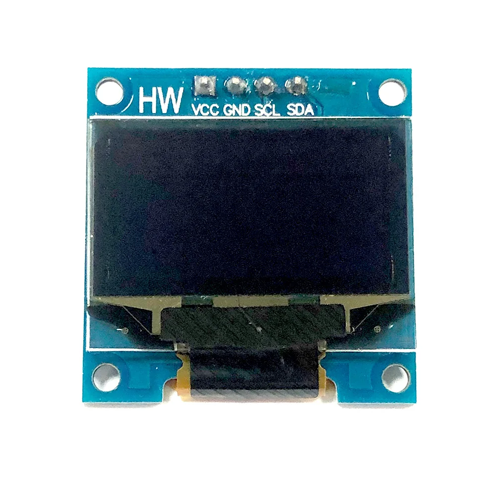 Дисплей Arduino 4 контактный 0 96 дюйма белый/синий/желтый синий OLED 128X64 модуль дисплея