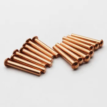 

copper rivet nut solid Button round head rivet nut insert M6X50mm 50pcs