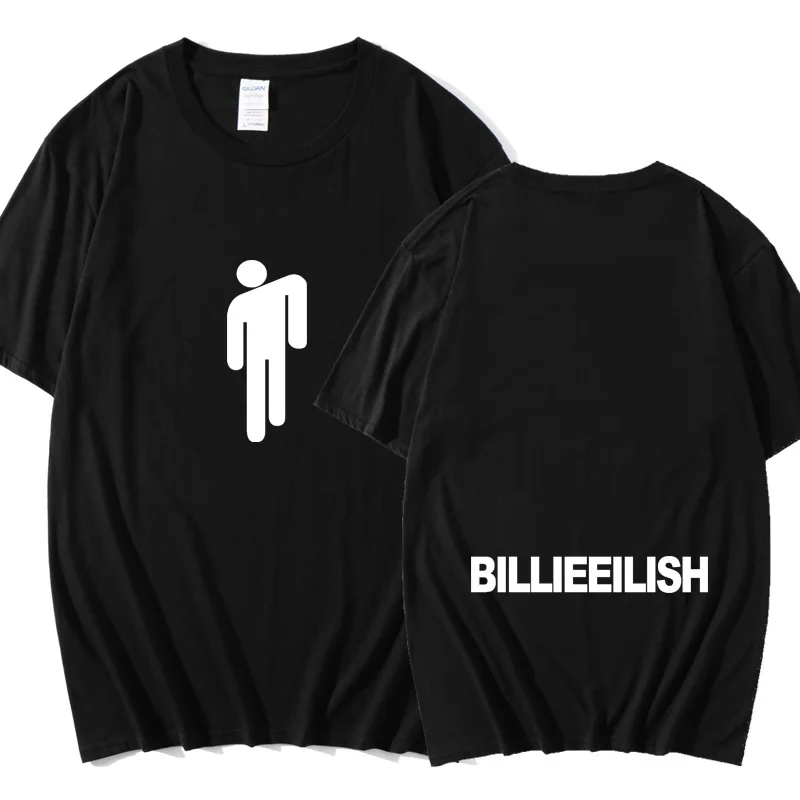 Толстовка с принтом американской певицы Билли эйлиш, худи для мужчин и женщин в стиле Харадзюку, хип-хоп, хлопковая толстовка Билли эйлиш, одежда в стиле хип-хоп - Цвет: black