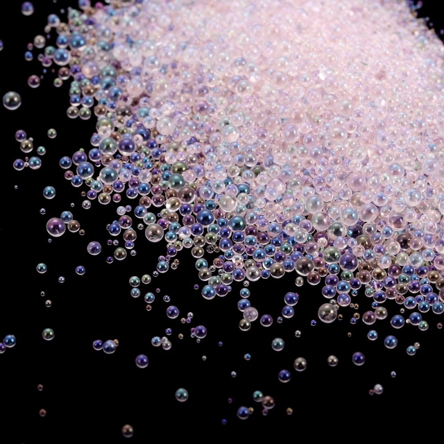 Tiny Crystal Glass Balls Rhinestones For Nails Microbead Caviar Beads Resin Filling for Silicone Mold UV Resin Epoxy Filler