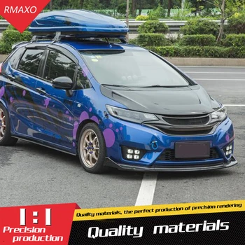 

For Honda FIT JAZZ Body kit spoiler 2014-2016 For Honda FIT ABS Rear lip rear spoiler front Bumper Diffuser Bumpers Protector