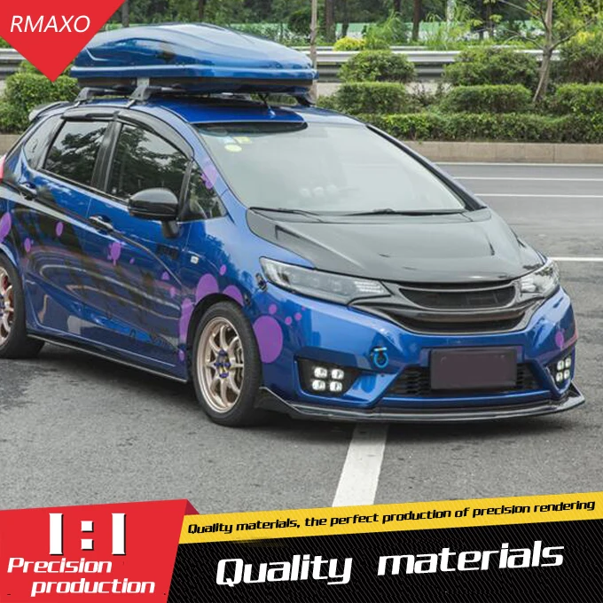 Для Honda FIT JAZZ комплект спойлера 2014 2016 для ABS задняя губа задний спойлер передний