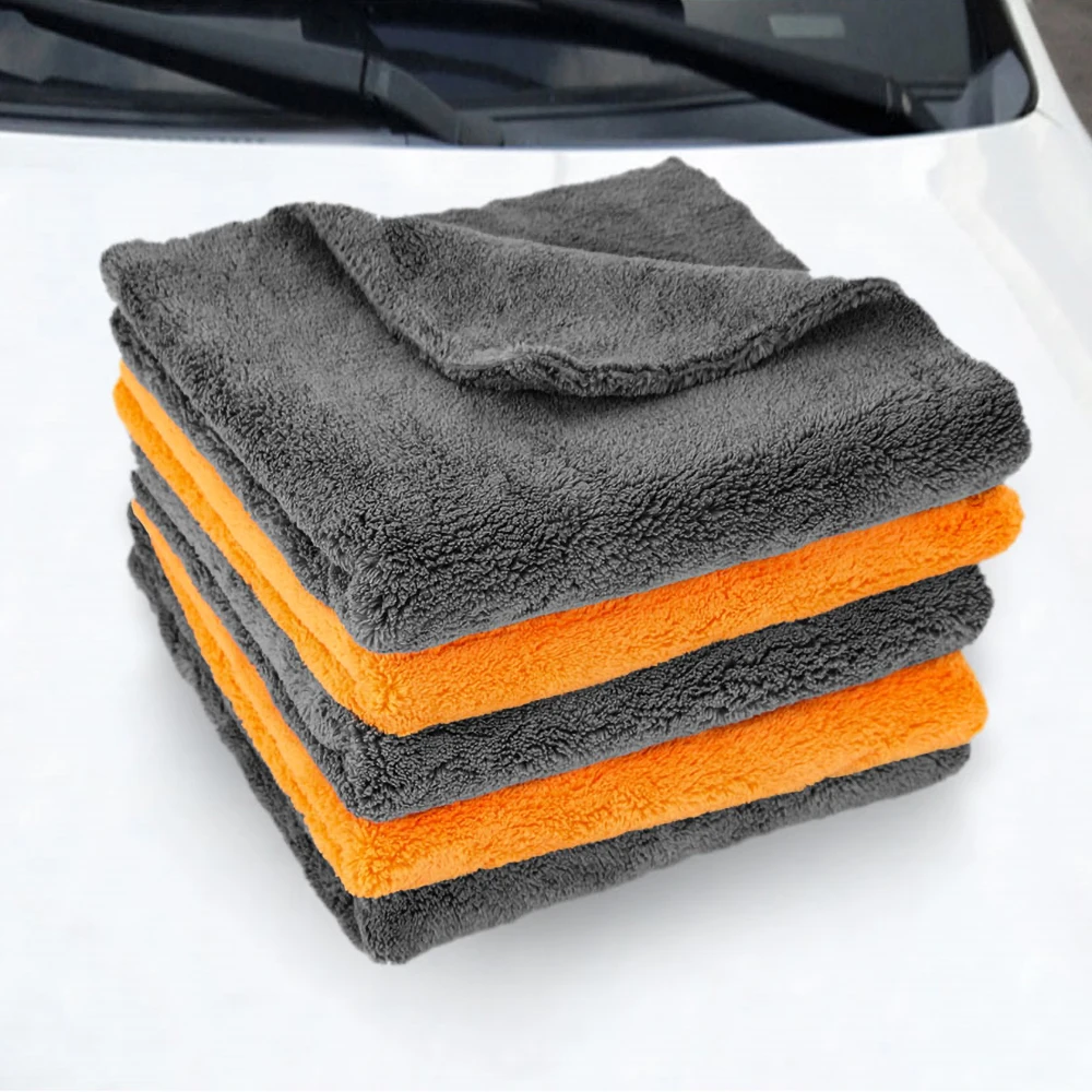 Microfiber Towel microfiber towel microfiber cleaning cloths microfiber car towel microfiber towels microfiber washing towel car washing towel Extra Microfiber Towels Car Washing Rag Multipurpose Plush Microfiber Edgeless Cleaning Towel