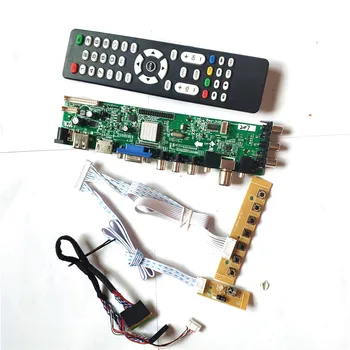 

For LTN140AT02-001/B01/C02/G01 LVDS 40-Pin HDMI VGA USB AV TV 3663 panel 1366*768 DVB digital universal LCD Controller board Kit