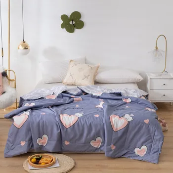 

Cartoon Summer Blanket Thin Quilt for Bed Quilting Bedspread for Double King Air Condition Comforter for Kids Bedding Bed Cover