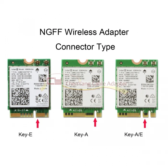CY NGFF A-ключ E ключ Wifi Mini PCI-E адаптер для Bluetooth плата Wireless WLAN Card AX200 9260 8265 8260