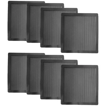 

8Pcs netic Frame Dust Filter Dustproof PVC Mesh Net Cover Guard for Home Chassis PC Computer Case Cooling Fan