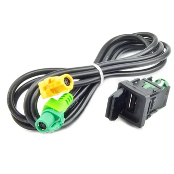 

Car Radio Cables For VW Golf 5 6 Tiguan Touran Car Radio Cables RCD510 RNS315 RCD030 Auto Accessories USB Installation Adapter