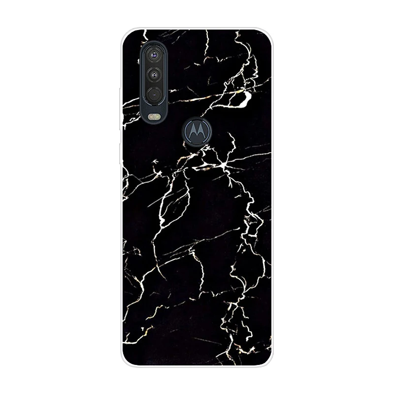 Для Motorola One Action чехол 6,3 ''мультяшная мягкая ТПУ Силиконовая задняя крышка для MOTO One Action OneAction чехол для телефона funda One Vision - Цвет: 38