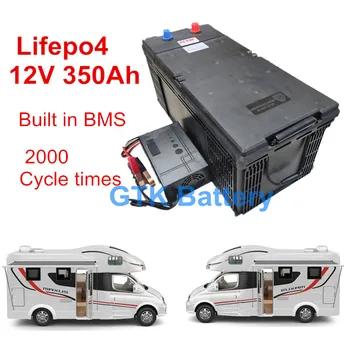 

Camper Motorhomes Travel Trailers Fifth Wheels Yachts Trolling Motors Solar power 12V 350Ah Lifepo4 lithium battery+20A charger
