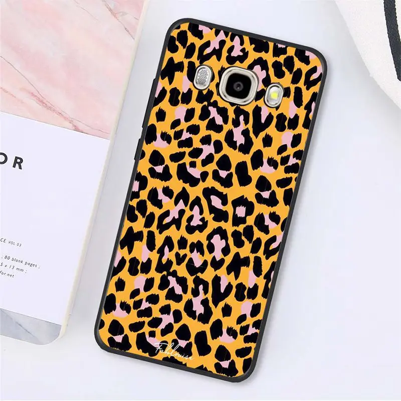 Yinuoda модные пальто с мехом, с леопардовым принтом чехол для телефона для samsung Galaxy J7 J6 J8 J4 J4Plus J7 DUO J7NEO J2 J5 Prime - Цвет: A15