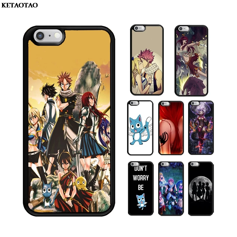 KETAOTAO Anime Fairy Tail All Beauty Nero TPU Soft Silicone Phone Case for iPhone 5S 6S 7 8 Plus XR XS 11 ProMax For Samsung | Мобильные