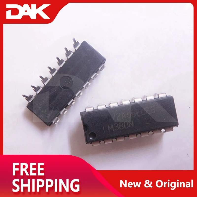 10PCS LM380N 2.5W Audio Power Amplifier IC CHIP DIP14