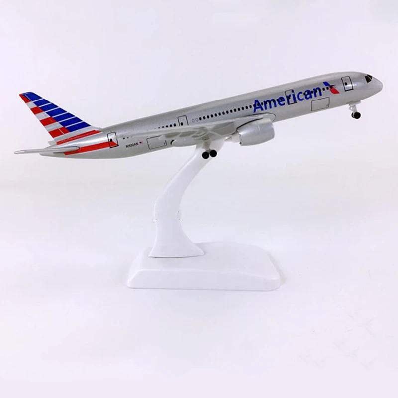 20CM Airplanes Boeing B747 B787 Airbus A350 A320 Airlines Plane Models Aircraft Toys With Landing Gear Kids Gifts Collection 2
