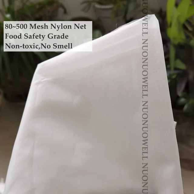 5M Szélesség: 1,27M 80 ~ 400Mesh Nagy Sűrűségű Élelmiszer -Minőségű Nylon Hálóháló -Szűrő Nettó Légtisztító Háló Kártevőirtás - Image 3