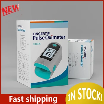 

Hot Sale! Digital Fingertip Pulse Oximeter Blood Oxygen Tool Blood Oxygen Cardiometer Measuring Heart Rate Monitor Health Care