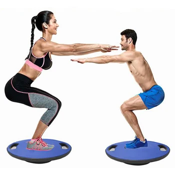 

Yoga Gym Strong Bearing Round Plate Waist Twisting Anti Skid Balance Plate Practice Sports Non Slip Disc Wobble Exerciser new