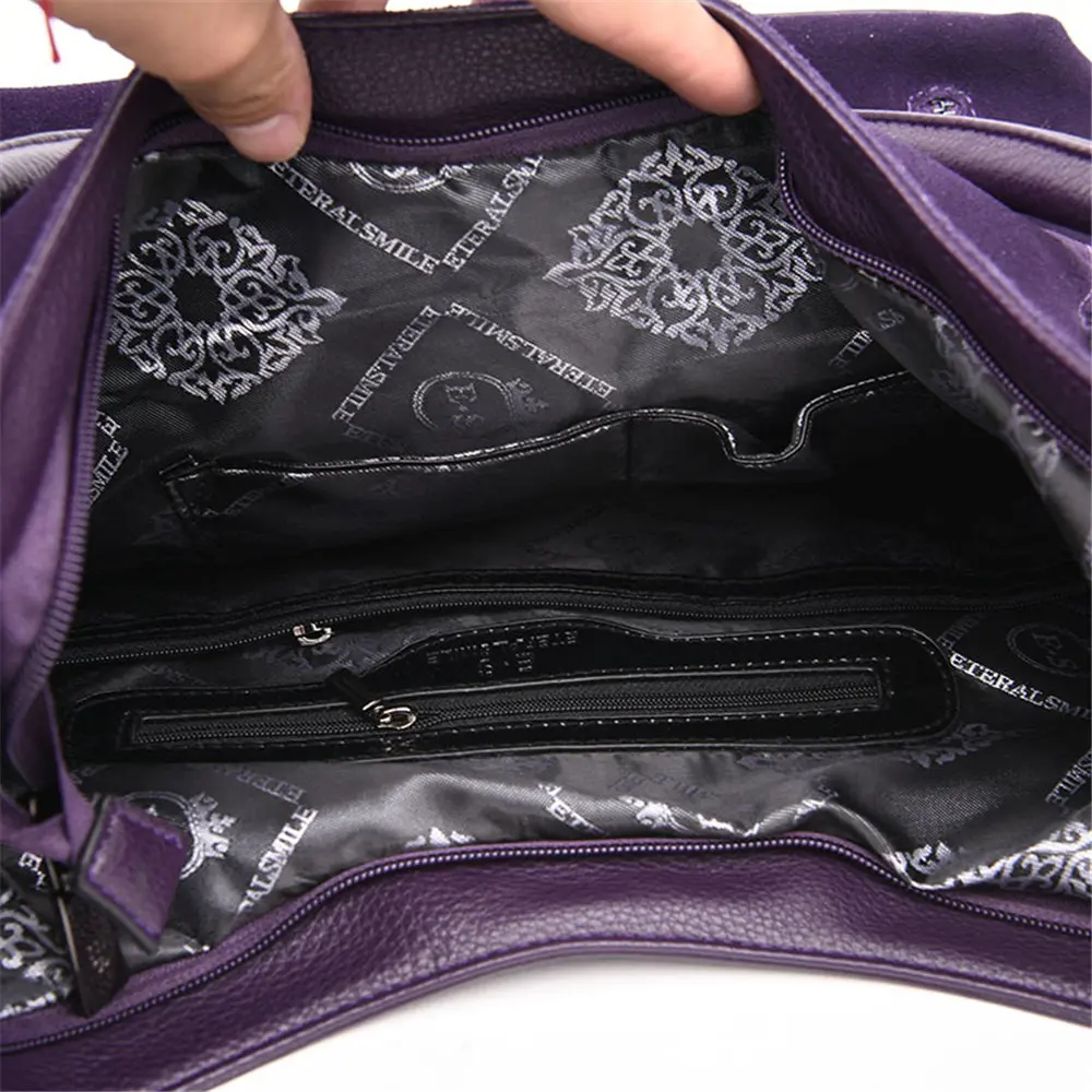Роскошные сумки женские дизайнерские высококачественные замшевые сумки через плечо с пряжкой для женщин винтажная сумка на плечо для дам