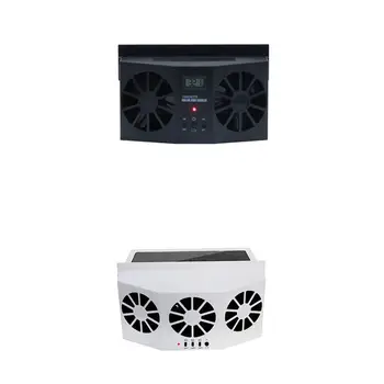 

Solar Car Cooling Artifact Car Exhaust Fan Air Circulation Smoke Exhaust Fan Portable Car Ventilation Fan
