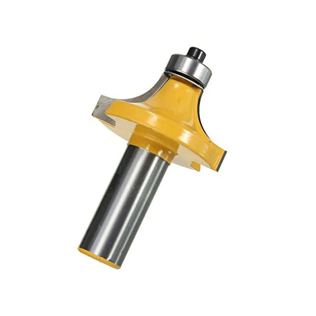 

4/6PCS 1/2" Round-Over Router Bits set Woodworking Cutter Tool Endmill with Bearing Milling Cutter Corner Round Over Bit