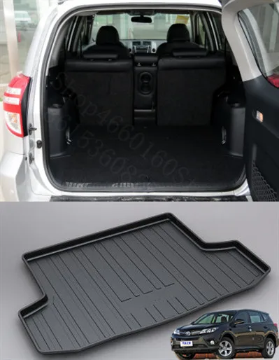 Puou нескользящий водонепроницаемый коврик для Toyota RAV4 2009-13 заднего багажника
