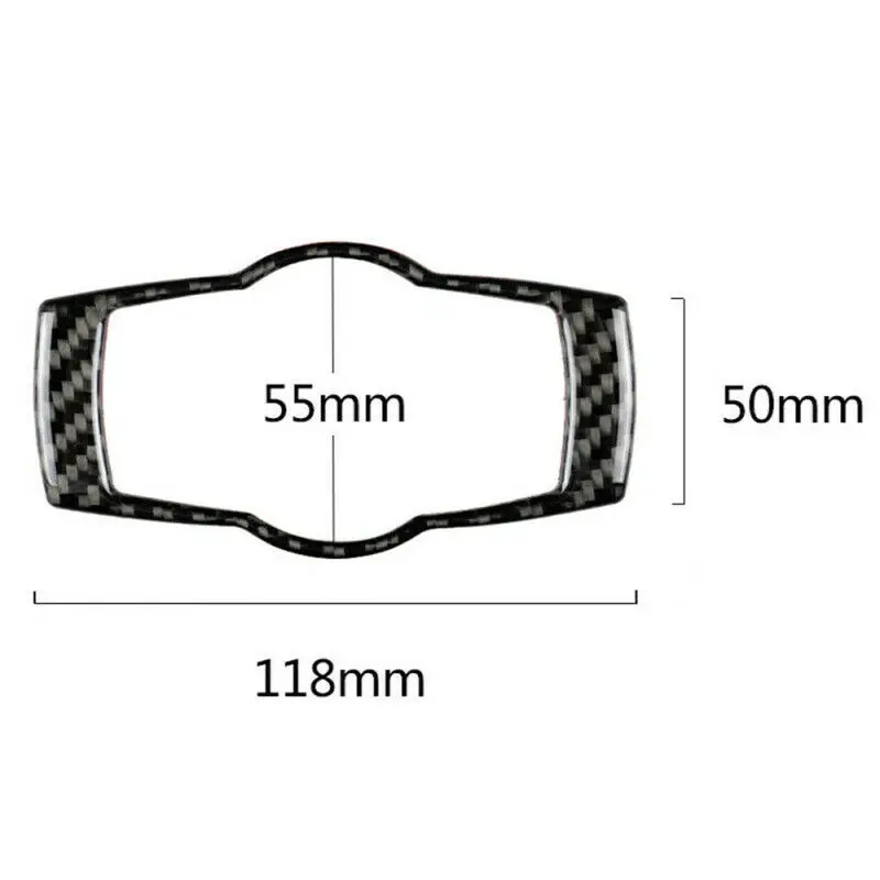 1 шт. Автомобильная внутренняя рама переключателя фар отделка из углеродного волокна черный для BMW 3 серии E90 E92 E93 2005-2012 Авто переключатель крышка планки